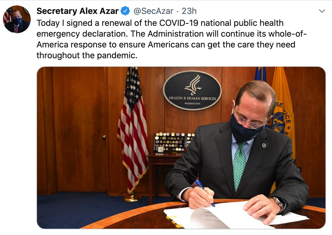 HHS Renews Public Health Emergency AAPC Knowledge Center