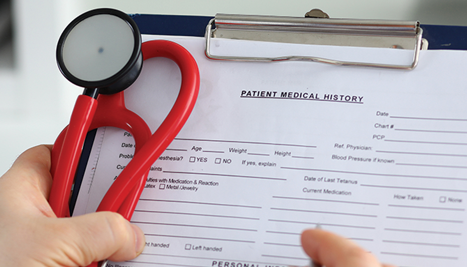 patient medical history form