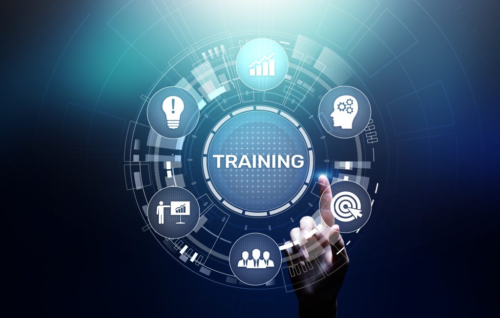 Online training graphic