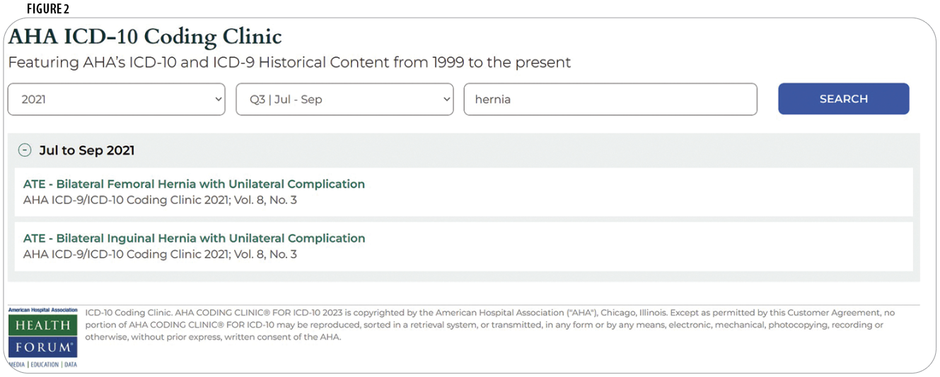 Search aha coding clinic articles by date and keyword aapc knowledge