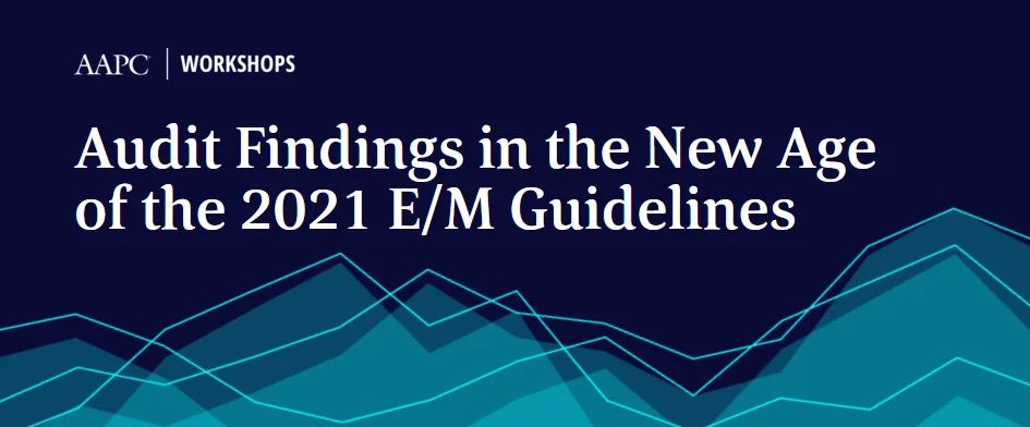 Audit Findings in the New Age of the 2021 E/M Guidelines 