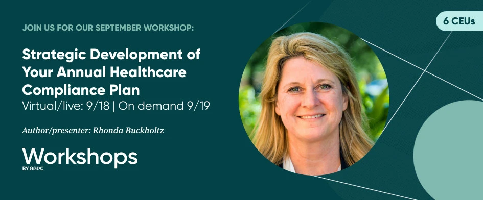 Strategic Development of Your Annual Healthcare Compliance Plan 